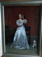 Florent Willems (1823-1905) - Junge Dame blickt in, Antiek en Kunst