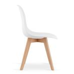 Eetkamerstoelen KITO - set van 4 eettafel stoelen - wit, Ophalen of Verzenden, Nieuw