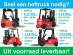 Voorraad heftrucks en gratis geleverd NL, 1.8, 2.5, 3, 3.5 T, 3000 tot 4000 kg, Heftruck, Elektrisch, Verzenden