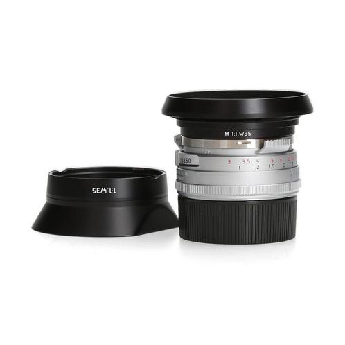 Leica 35mm F1.4 Summilux-M Silver Steel Rim (11301), Audio, Tv en Foto, Fotografie | Lenzen en Objectieven, Zo goed als nieuw