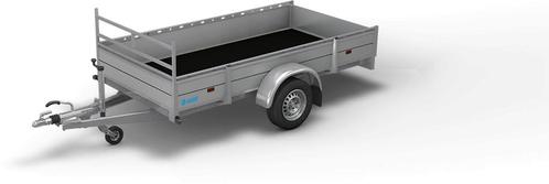 Hapert Enkelasser Azure L-1 200x130cm 1500kg Aluminium, Auto diversen, Aanhangers en Bagagewagens, Ophalen of Verzenden