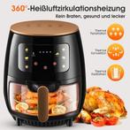 Airfryer XXL - heteluchtfriteuse - 6L - 1600W - Zwart - OYAJ, Verzenden, Zo goed als nieuw