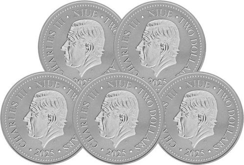 5 Troy Ounce - Zilver .999 - Phoenix 2025 - 155,5 gram -, Postzegels en Munten, Edelmetalen en Baren