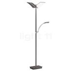 Hell Dual Vloerlamp LED, brons - met leeslamp (Binnenlampen), Huis en Inrichting, Lampen | Vloerlampen, Verzenden, Nieuw