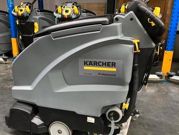 Kärcher B 40 schrobmachine schrobzuigmachine gebruikt - Accu beschikbaar voor biedingen