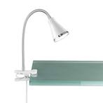 REALITY ARRAS Klemlamp wit incl. 1x SMD 4W, Huis en Inrichting, Ophalen of Verzenden, Zo goed als nieuw