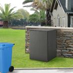 [en.casa] Containerombouw Widnau donkergrijs 109x70x78 cm, Huis en Inrichting, Woonaccessoires | Prullenbakken, Verzenden, Nieuw