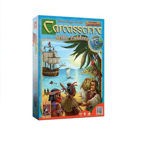Bordspel: Carcassonne - Stille Zuidzee, Hobby en Vrije tijd, Gezelschapsspellen | Bordspellen, Drie of vier spelers, Zo goed als nieuw