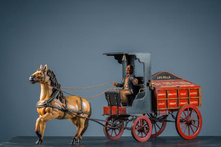 paard met doktorsmobiel, Dieren en Toebehoren, Rijtuigen en Koetsen, Nieuw
