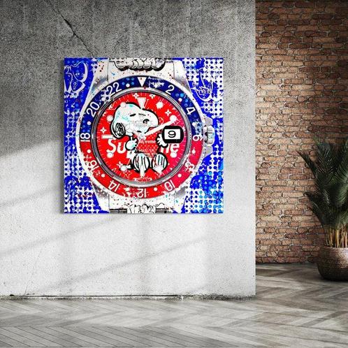 Moabit - Snoopy X Rolex Mania X Living in Luxury XL, Antiek en Kunst, Kunst | Schilderijen | Modern