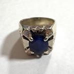 Zonder minimumprijs - Ring Zilver Saffier, Sieraden, Tassen en Uiterlijk, Ringen, Nieuw