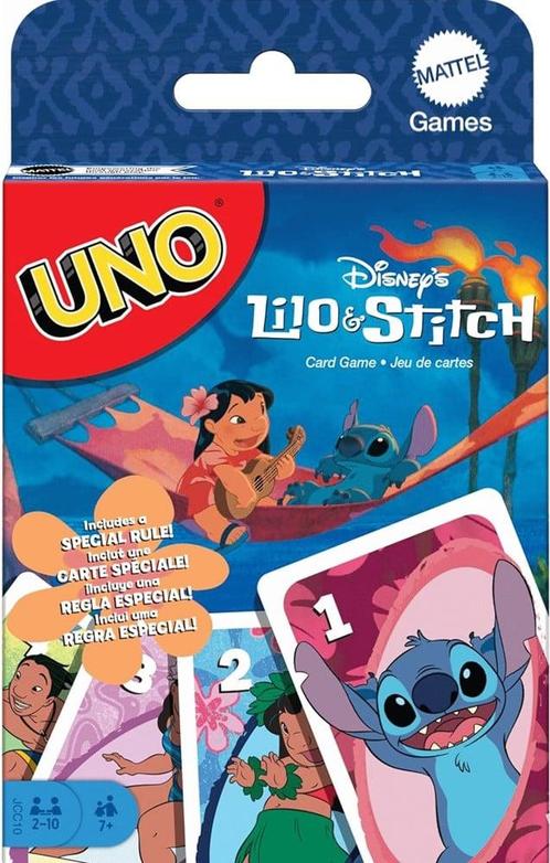 UNO - Disneys Lilo and Stitch | Mattel - Kaartspellen, Hobby en Vrije tijd, Gezelschapsspellen | Kaartspellen, Nieuw, Verzenden
