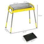 TRUUSK Opvouwbare Houtskoolgrill BBQ Grill Met 2 Grillrooste, Verzenden, Nieuw, TRUUSK