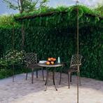 Tuinpergola 4x3x2,5 m ijzer antiekbruin (Tuinbogen pergola), Verzenden, Nieuw