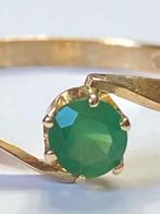Zonder Minimumprijs - Ring - 18 karaat Geel goud Smaragd, Sieraden, Tassen en Uiterlijk, Ringen, Nieuw