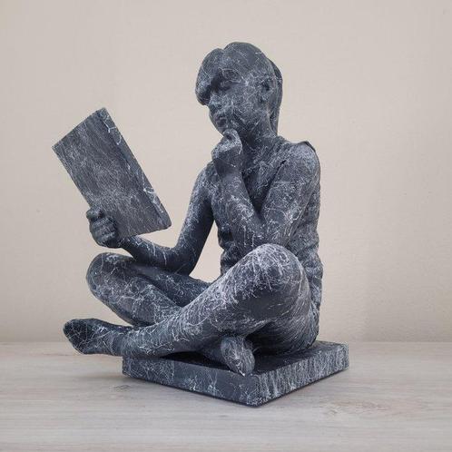 Mark Sugar - The girl with the book (Back to black), Antiek en Kunst, Kunst | Designobjecten