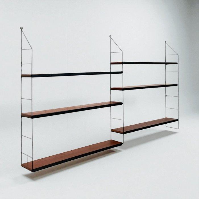 Stellingkast - Hout, Metaal, Antiek en Kunst, Kunst | Designobjecten