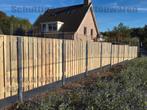 23 planks tuinscherm hout beton schuttingen maximale privacy, Nieuw, Hout, 1 tot 2 meter