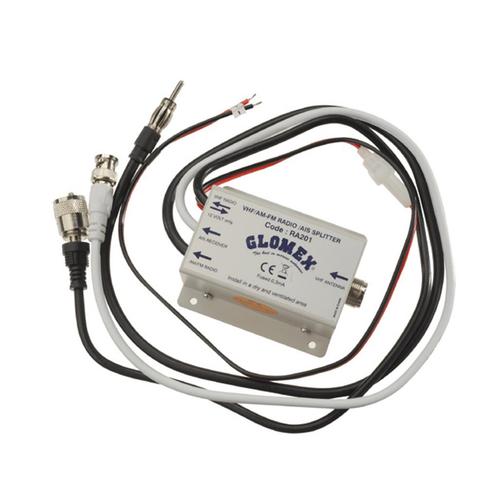 Glomex RA201 Marifoon Antenne splitter VHF-AM/FM - AIS, Watersport en Boten, Accessoires en Onderhoud, Nieuw, Ophalen of Verzenden