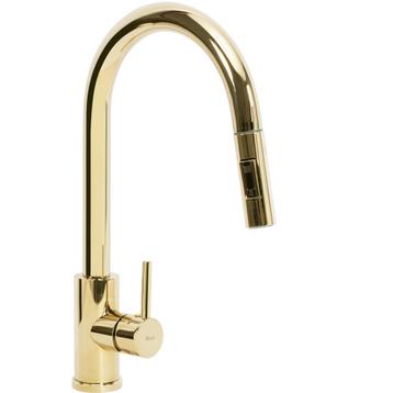 REA Hoog model keukenmengkraan - glans goud - luxe en fun... beschikbaar voor biedingen