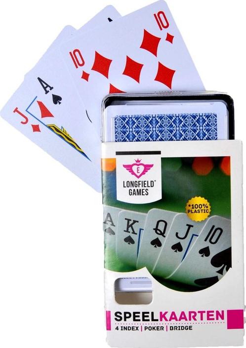 Speelkaarten Longfield | Longfield - Spelonderdelen, Hobby en Vrije tijd, Gezelschapsspellen | Kaartspellen, Nieuw, Verzenden