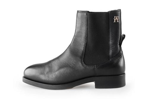 Tommy Hilfiger Chelsea boots in maat 39 Zwart | 10% extra, Kleding | Dames, Schoenen, Zwart, Zo goed als nieuw, Overige typen