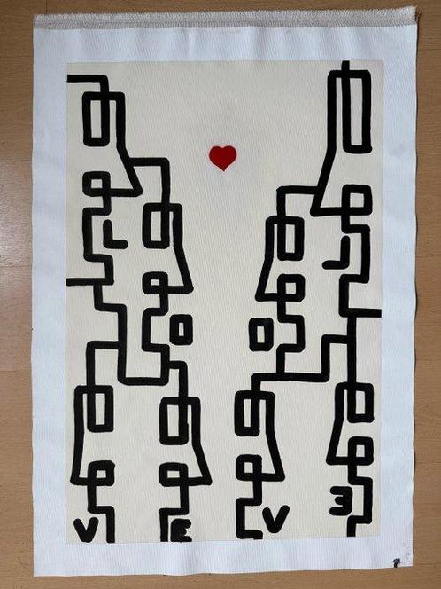 MrKas (1980) - Love, life and enjoy, Antiek en Kunst, Kunst | Schilderijen | Modern