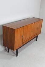 Vintage sideboard, dressoir jaren 60, Gebruikt, Mid century, 150 tot 200 cm, Teakhout