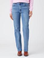 -43% Wrangler  Wrangler Straight rocky  maat 27-32, Verzenden, Nieuw, Blauw