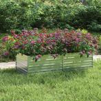 vidaXL Plantenbak verhoogd 160x80x45 cm gegalvaniseerd staal, 100 cm of meer, Verzenden, Nieuw, Metaal