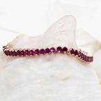 Zonder minimumprijs - Armband Verguld Granaat - 18kt goud, Nieuw