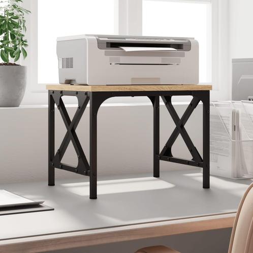 vidaXL Printerstandaard 40x30x31 cm bewerkt hout sonoma, Computers en Software, Printers, Nieuw, Verzenden