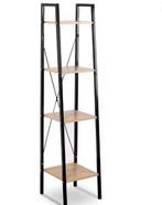 Industriële Boekenkast met 4 Planken – Hout & Metaal, Verzenden, Nieuw