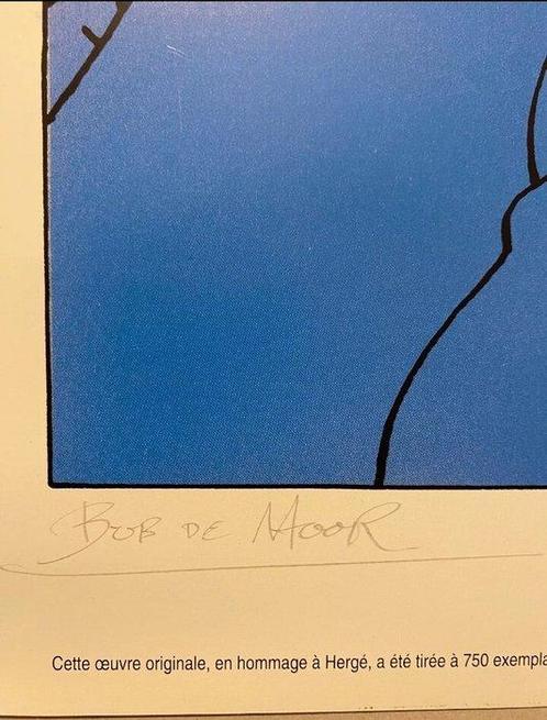 Bob de Moor - 1 Print - Tintin - Tinti & struppir - 1991, Boeken, Stripboeken
