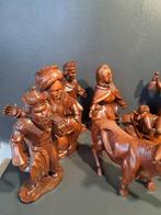 Kerstdecoratie (10) - Hout - Grote kerstgroep Azië