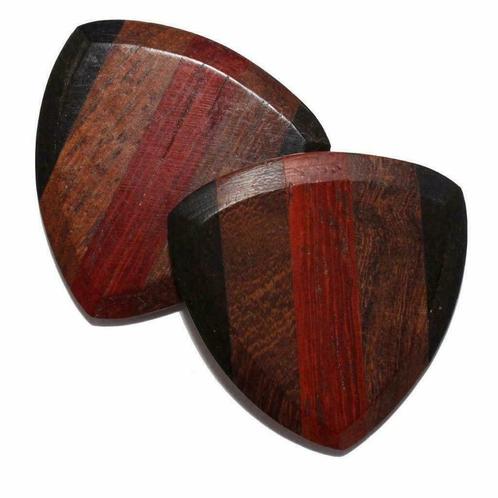 Ebben, Cocobolo & Padoek handgemaakte houten plectrum, Muziek en Instrumenten, Instrumenten | Toebehoren, Nieuw, Ophalen of Verzenden