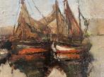 Jan Thijs (1891 - 1970) - De haven van Nieuwpoort., Antiek en Kunst, Kunst | Schilderijen | Klassiek