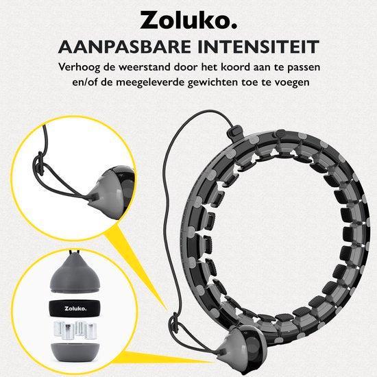 2dekans | Zoluko Hoelahoep XXL - Weighted - Fitness - 130cm, Sport en Fitness, Fitnessmaterialen, Zo goed als nieuw, Ophalen of Verzenden