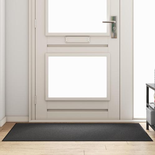 vidaXL Deurmat rechthoekig 90x150 cm antraciet, Tuin en Terras, Deurmatten, Nieuw, Verzenden