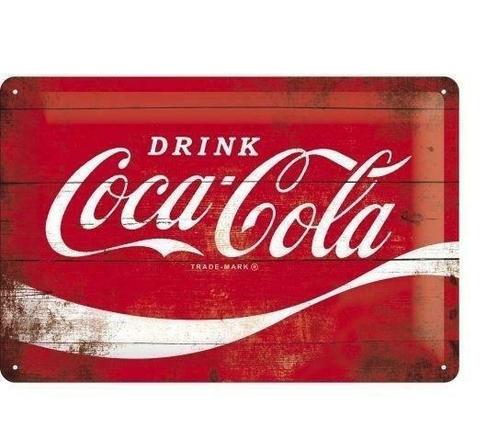 Drink Coca-Cola reclamebord, Verzamelen, Merken en Reclamevoorwerpen, Nieuw, Verzenden