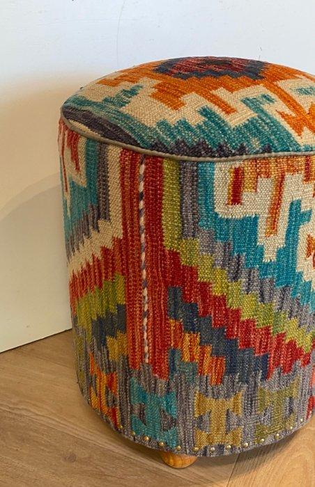 Poef - Hout, Wol, Antiek en Kunst, Curiosa en Brocante