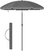 Strandparasol - parasol - diameter 160 cm - zonwering UPF, Tuin en Terras, Tuinsets en Loungesets, Verzenden, Nieuw
