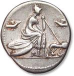 Romeinse Republiek Denarius anonymous issue, Rome mint