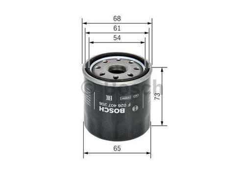 Bosch P7208 Oliefilter F026407208 Citroën Peugeot Toyota..., Auto-onderdelen, Filters, Nieuw, Ophalen of Verzenden