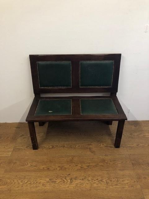 Gebruikte Bank (100cm) - B230 Vintage/Café, Huis en Inrichting, Banken | Bankstellen, Ophalen