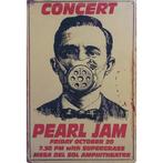 Wandbord Concert Bord - Pearl Jam Concert Amphitheatre 2000, Verzamelen, Nieuw, Poster, Artwork of Schilderij