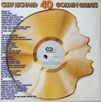 LP gebruikt - Cliff Richard - 40 Golden Greats, Cd's en Dvd's, Vinyl | Rock, Zo goed als nieuw, Verzenden