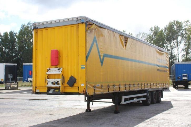 Veiling: Schuifzeiloplegger Veldhuizen Krone SD 2016, Auto's, Vrachtwagens, BTW verrekenbaar, Overige brandstoffen, Overige kleuren