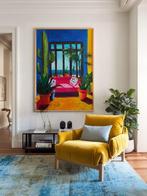 E. García - INTERIOR AZUL Y CACTUS XL (NO RESERVE)