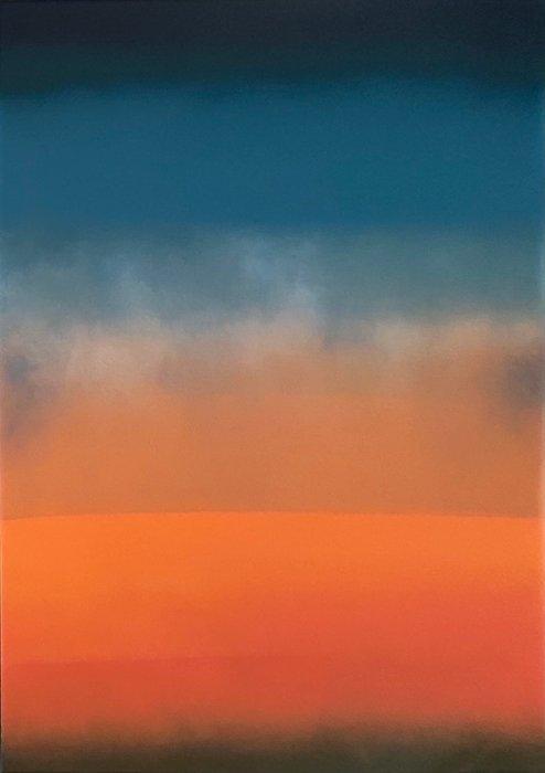Anton Kaestner - #234 - XL -  Hommage à Rothko - Orange et, Antiek en Kunst, Kunst | Schilderijen | Modern